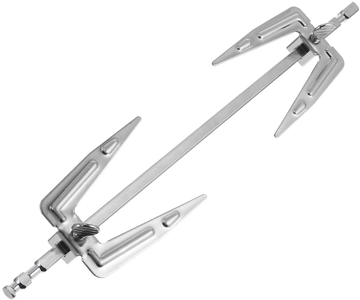 Dailygoods- Kipharpoen Roestvrij Staal - BBQ-gereedschap - Grillspiezen - Creatief Kippen Gereedschap - Geschikt voor Kamperen - Handig Reinigingsontwerp - Grillspies