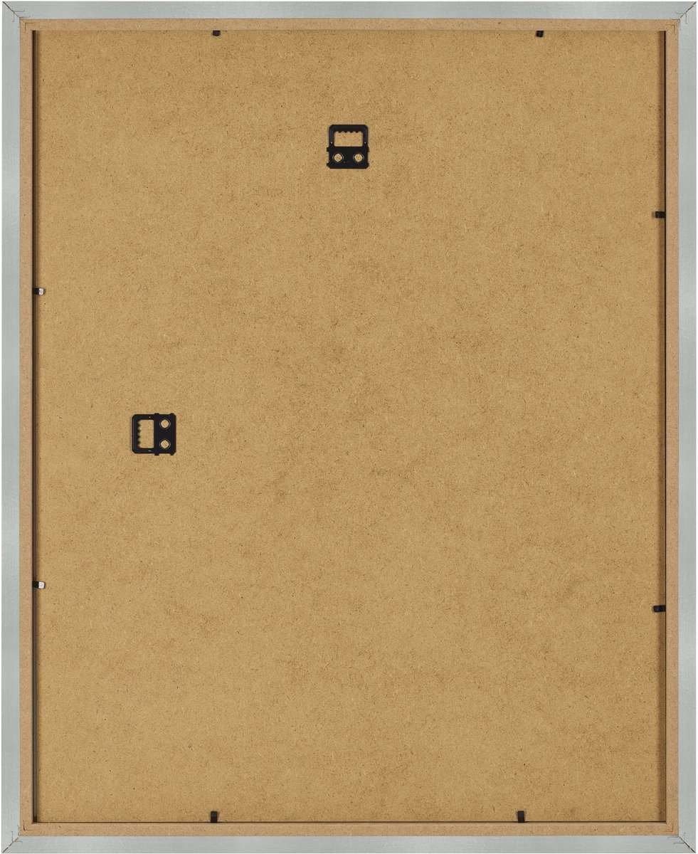 Fotolijst 70x90 cm - MDF - Aluminium Geslepen - Benno
