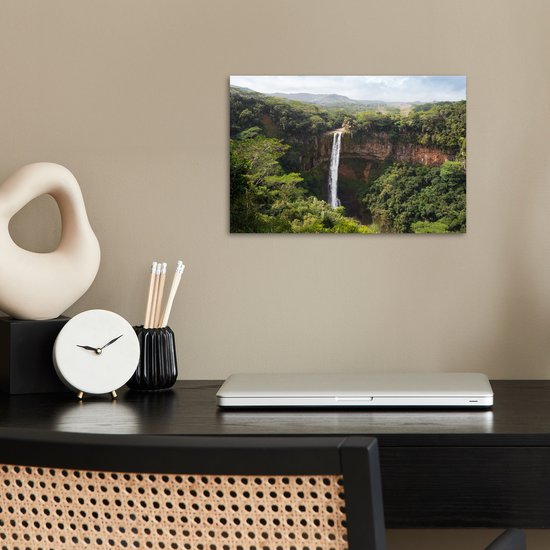 Affiche Tropical - Cascade - Forêt Tropicale - 30x20 cm