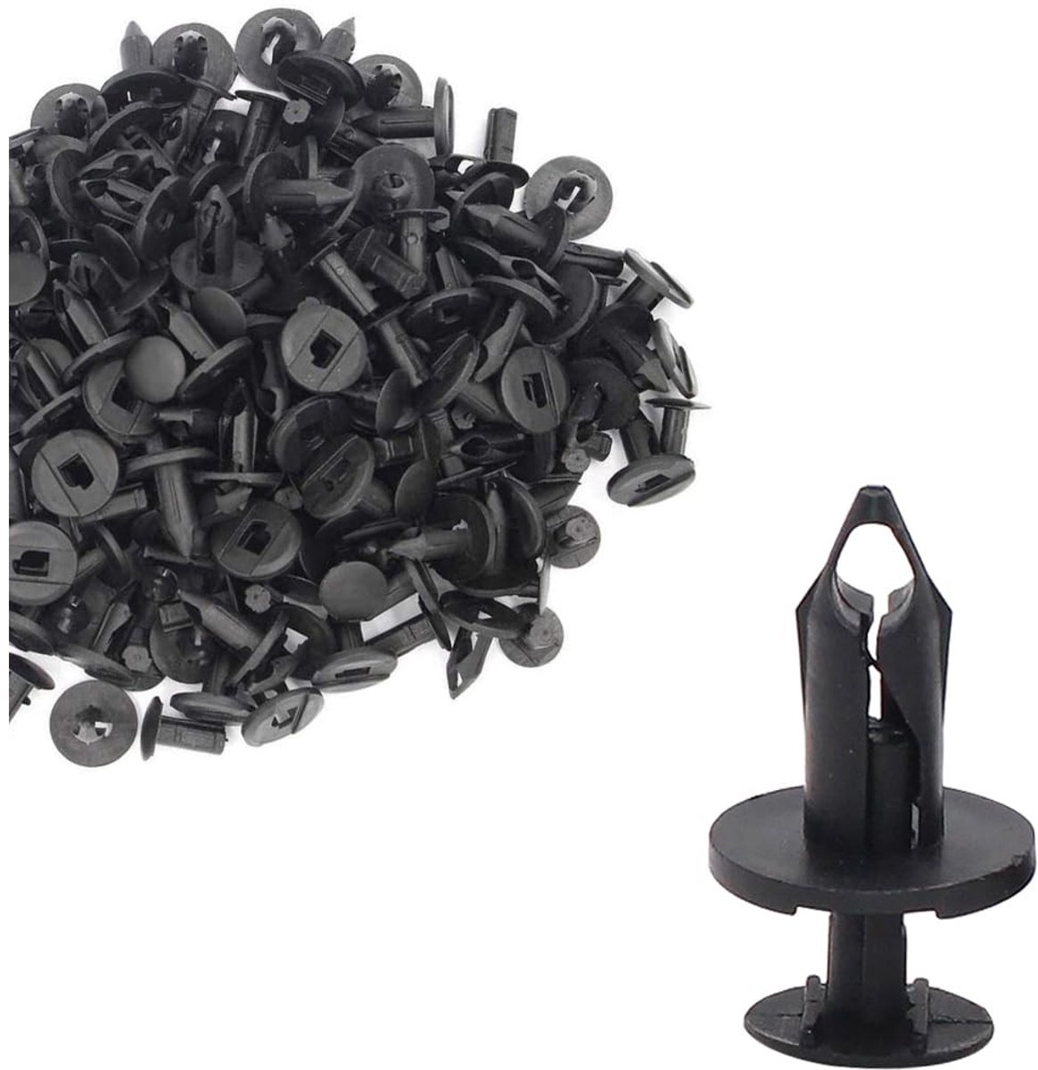 Dailygoods- Bevestigingsclips Robuust - Auto Clips - Bumperbescherming - Kunststof - 50 Stuks - Universeel 25 x 20 mm - Autoclips