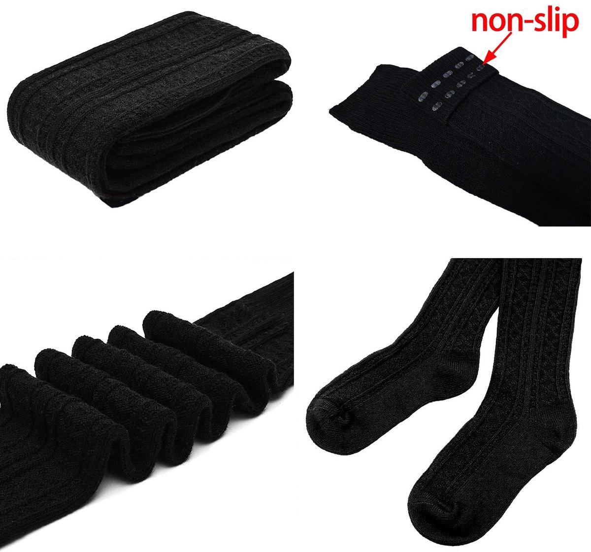 Dailygoods- Overknee-sokken Dames - Lange Kousen - Gebreid - Ademend - Katoen - Huidvriendelijk - Duurzaam en Elastisch - Kniekousen
