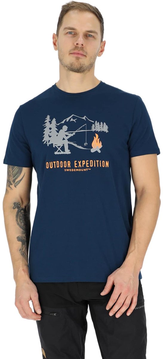 Swedemount Forest Tee TEE SS – Casualwear heren – Maat M