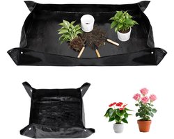 150 x 100 cm met Kleine Verpotmat 50 x 50 cm, Opvouwbare Waterdichte Planten Tuinmat, Verpotmat voor Verpotten Grondverversen Snoeien