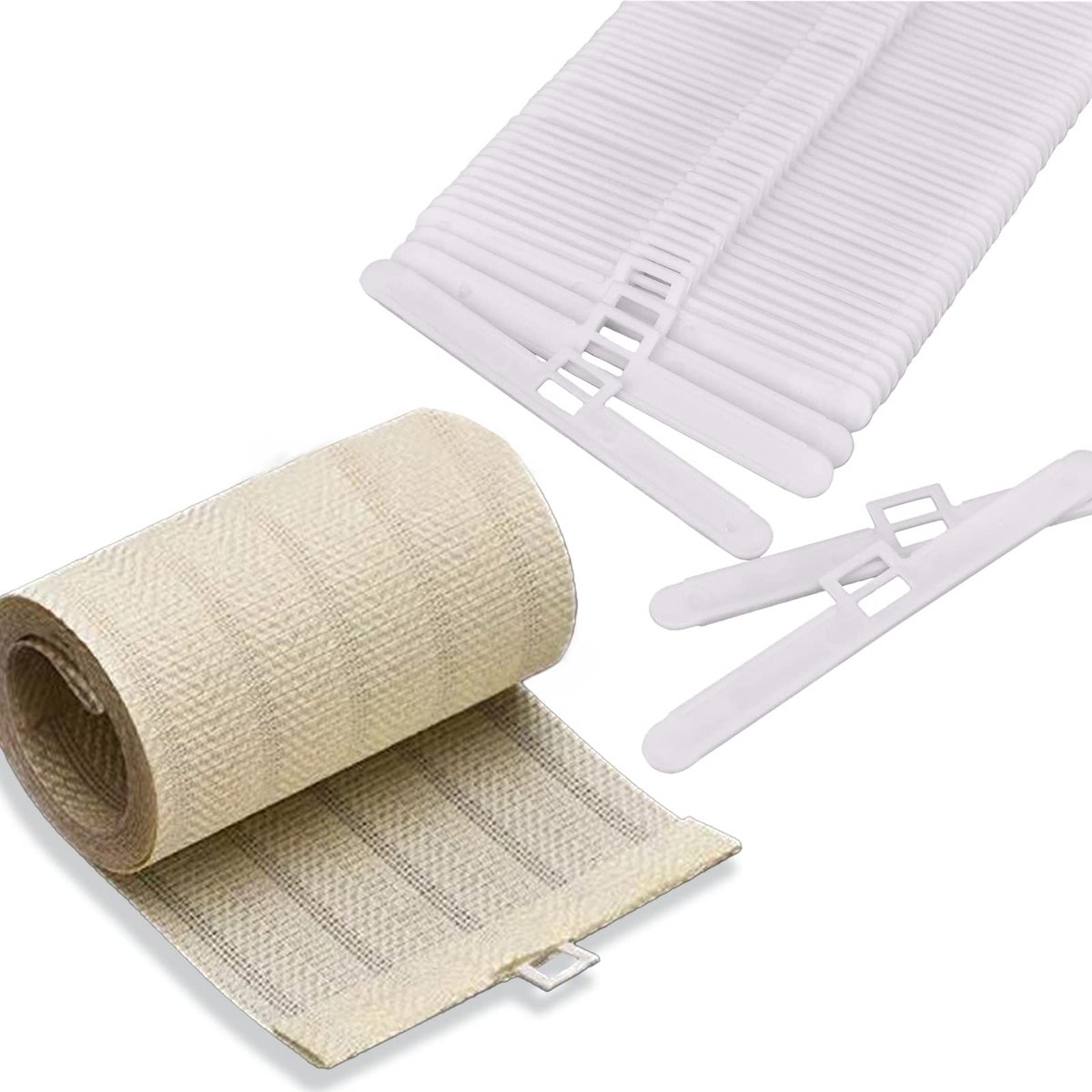 50 stuks verticale jaloezieclips, reserveonderdelen voor verticale jaloezieën, reparatielussen, gewichten, reparatieclips, ramen, lamellen, ophanghaakjes, verticale jaloezieën