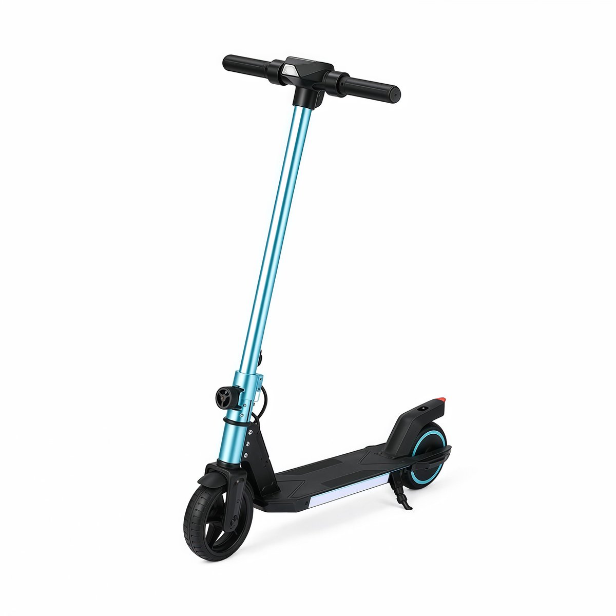Oryxearth Elektrische Step Kind Blauw – 150W Kinder E-Step met LED Display, Dubbele Rem, LED Verlichting en IPX4 Waterbestendig – Opvouwbare Step voor Jongens en Meisjes 6–12 Jaar