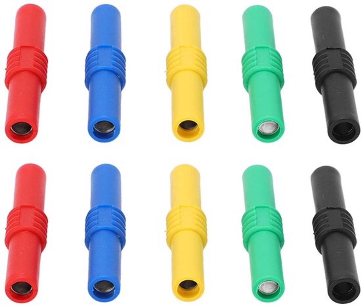 Golden crown - Geïsoleerde Banaanstekkerkoppeling - 10 Stuks - Sterke