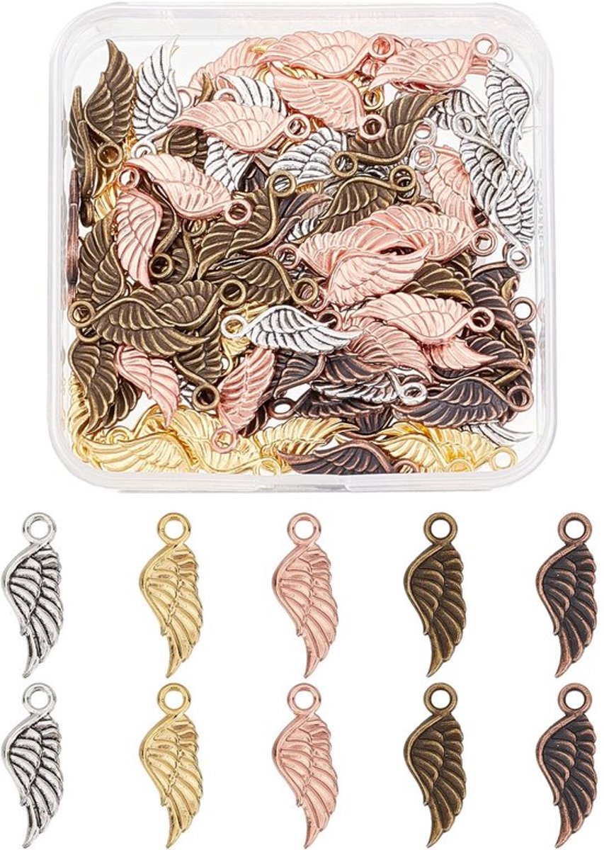 Store_9 - Angel Wing Charm - Tibetaanse Stijl - Delicate Hangers - 5