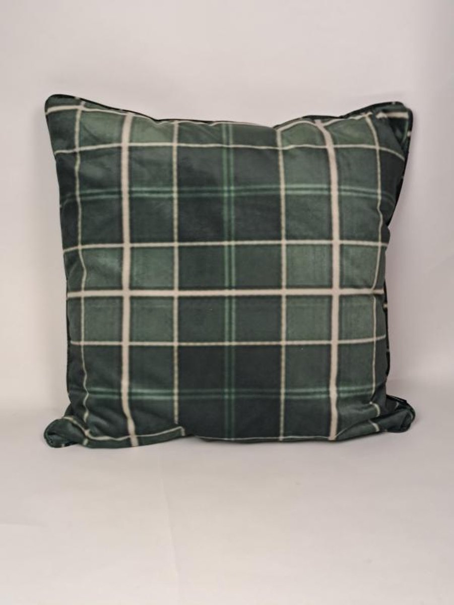 Madison sierkussen 45x45cm Block Green