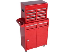 / Gereedschapswagen Tbt1204+Tbr1201 Rood