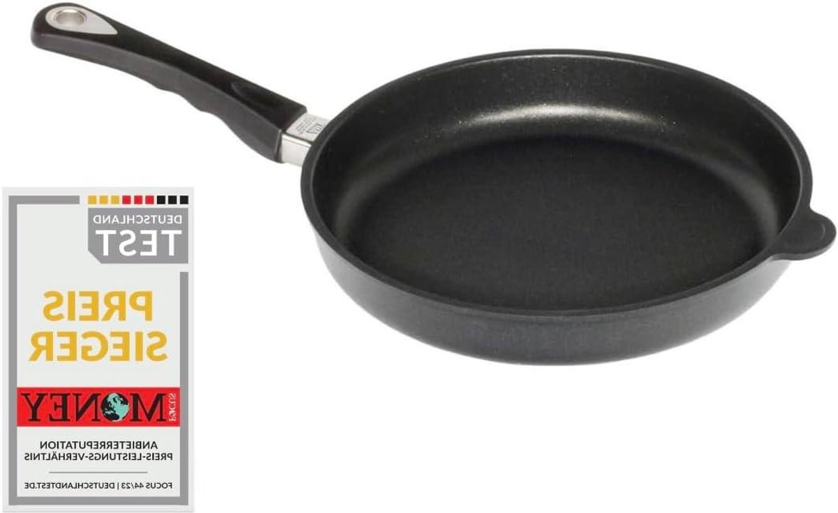 Koekenpan - Koekenpan met anti-aanbaklaag - Steak Bakken - Snel opwarmend - 28 cm - Zwart