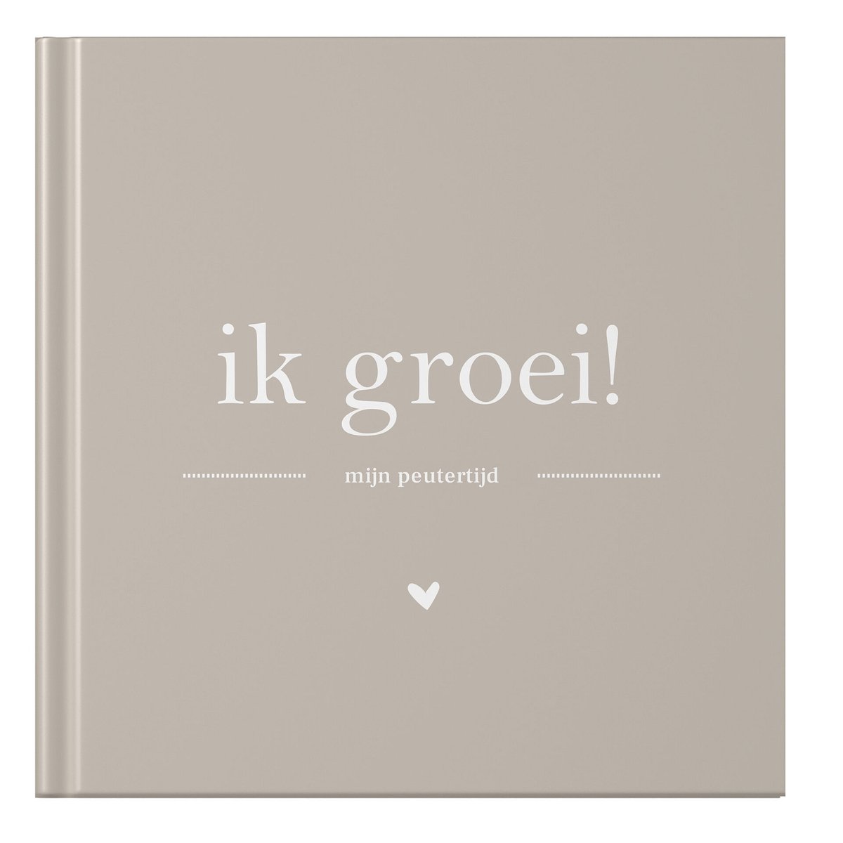 Fyllbooks Opgroeiboek Mijn peutertijd - Taupe