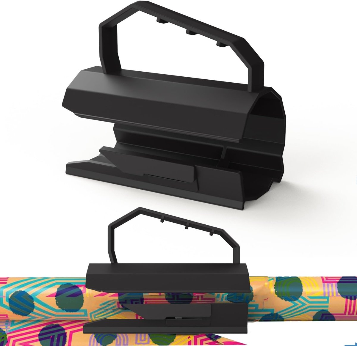 Dailygoods- Cadeaupapiersnijder - Draagbare Snijder - Efficiënt Snijden - Geschikt voor Inpakpapier - Veilig ABS-Materiaal - Afmetingen 12 x 6,5 x 6,5 cm - Papiersnijder