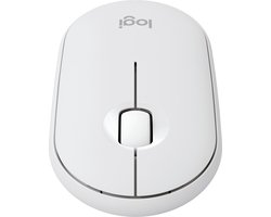 Logitech Pebble 2 M350s - Draadloze Muis - Bluetooth - 4000 dpi - Off White
