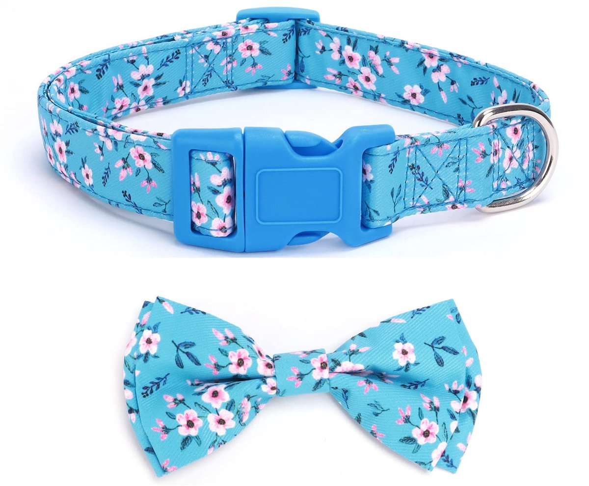 Dailygoods- Vlinderdas Hondenhalsband Zacht - Verstelbare Kraag - Afneembare Kragen - Geschikt voor Meisjes/Vrouwen - Maat S/M/L - Breedte 1,5/2/2,5 cm - Halsband