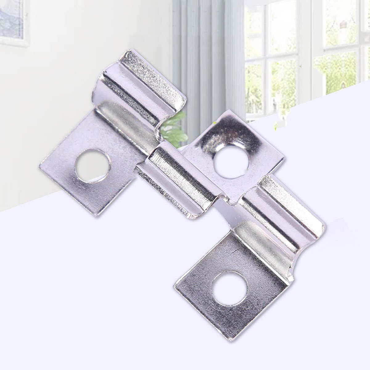 Dailygoods- Bevestigingsclips 100 stuks - Roestvrij Staal - Terrasclips - Bevestigingselementen - 8/9/10 mm - Eenvoudige Installatie - Terrasplankclips