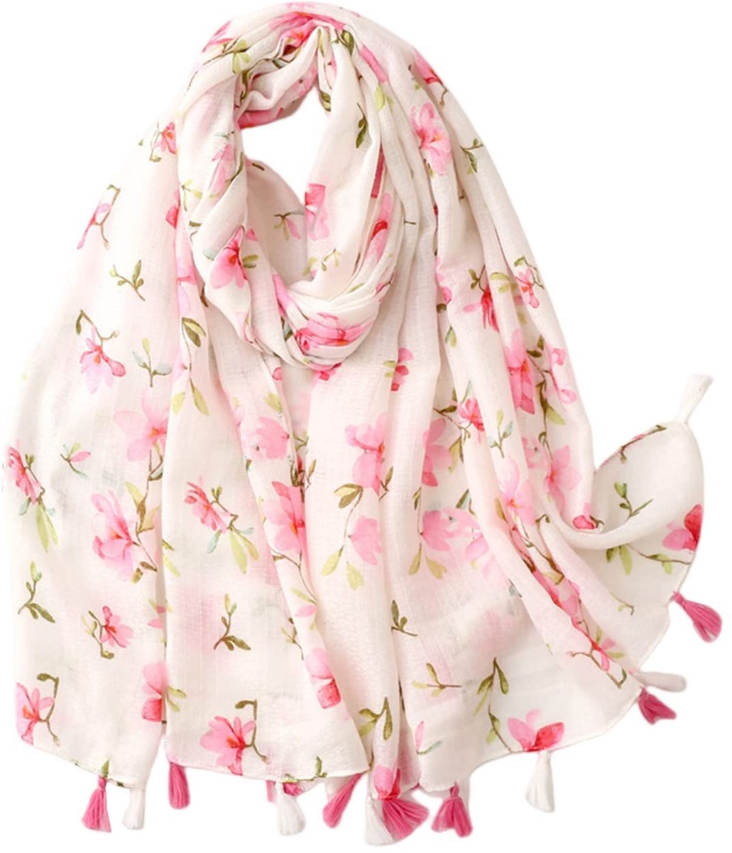 Sjaals Mode Dames Print Lange Sjaals Bloemen Hals Sjaal Wrap Een Gift Ideeën Voor Vrouwen Lady