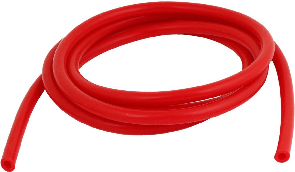 sourcingmap ID 4mm Silicone Vacuümslangbuis Lengte 2M Rood