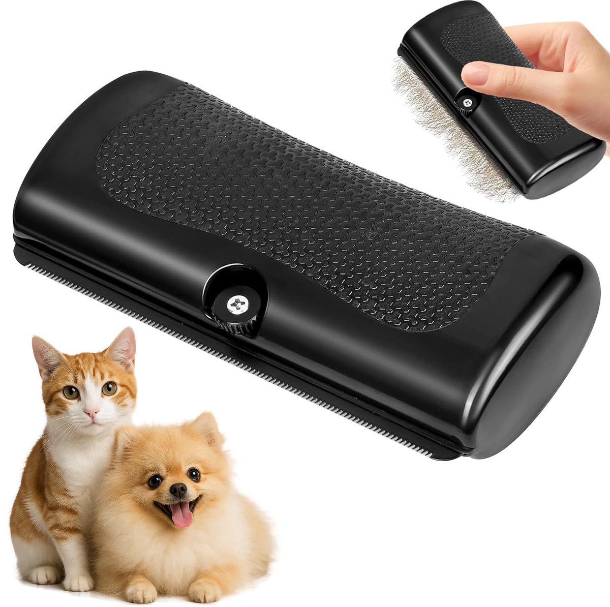 Hondenborstel voor Honden, Fellwunder Borstel voor Pet, Groomify Pet Hair Removal Brush voor Honden en Katten, Ontklittende Borstel met Comfortabele Handgreep