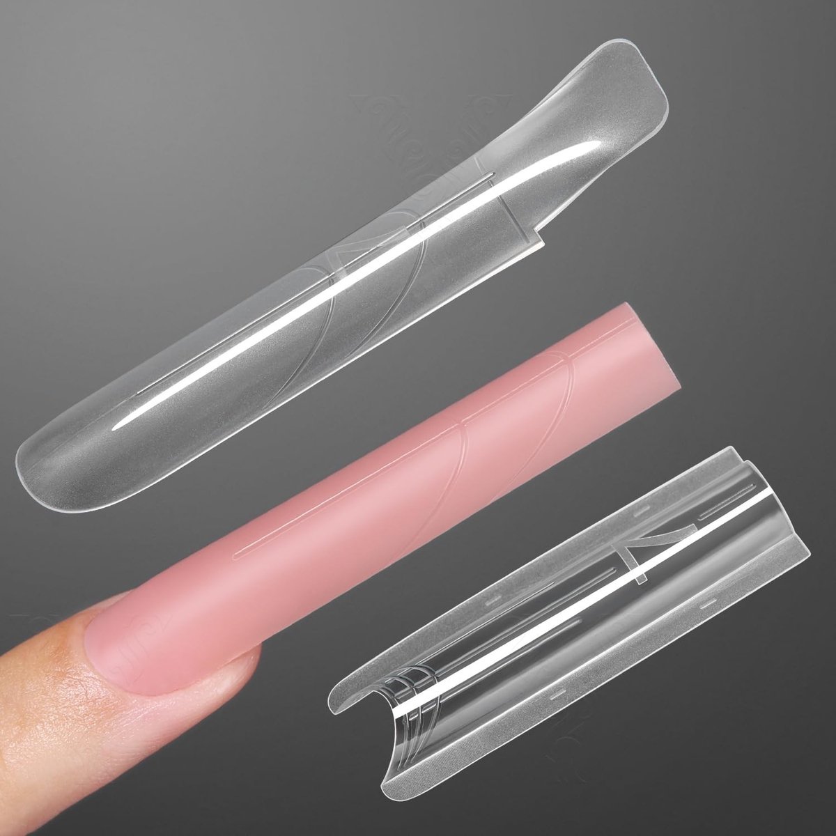 SolidKeus - Dubbele Nagelvormen Sandwich Set voor Professionele Nagelkunst