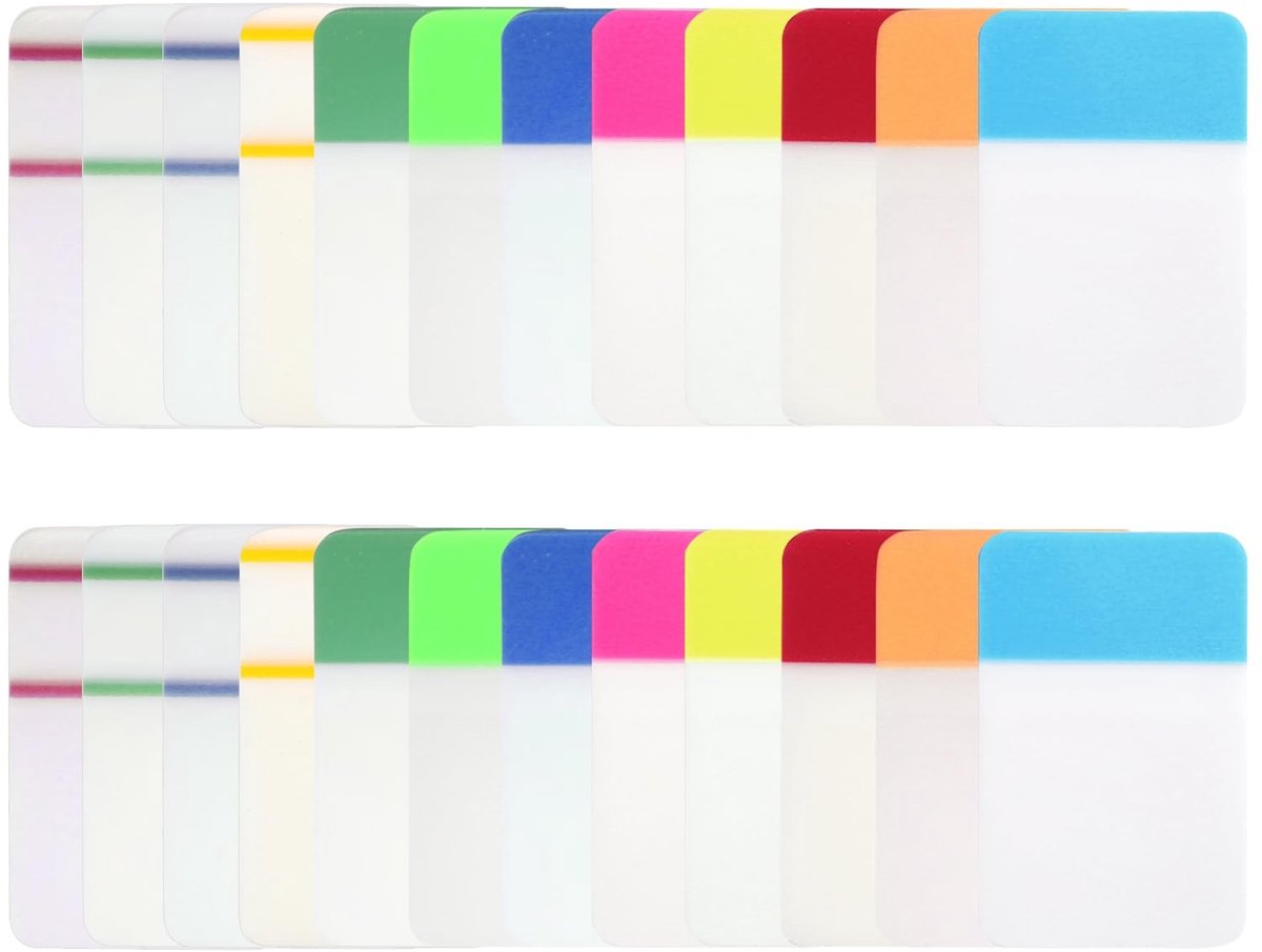 SolidKeus - Transparante Index Tabs voor Efficiënt Markeren en Sorteren