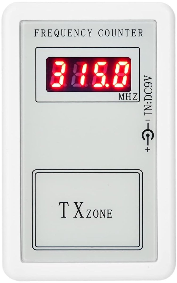 Frequentietester voor afstandsbediening en digitale frequentiemeter, ideaal voor elektrische deurbesturing en inbraakalarmsystemen