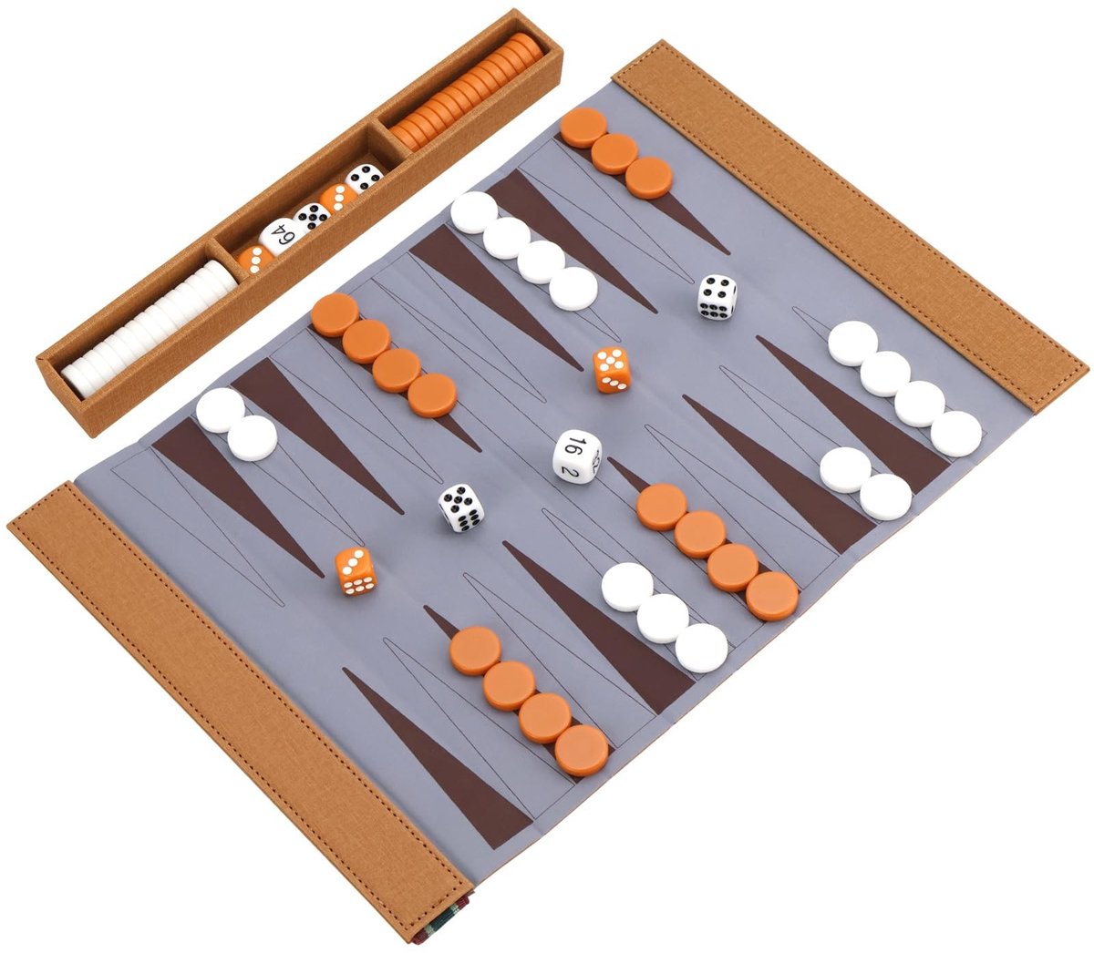 SolidKeus - Classic Backgammon Set voor Volwassenen