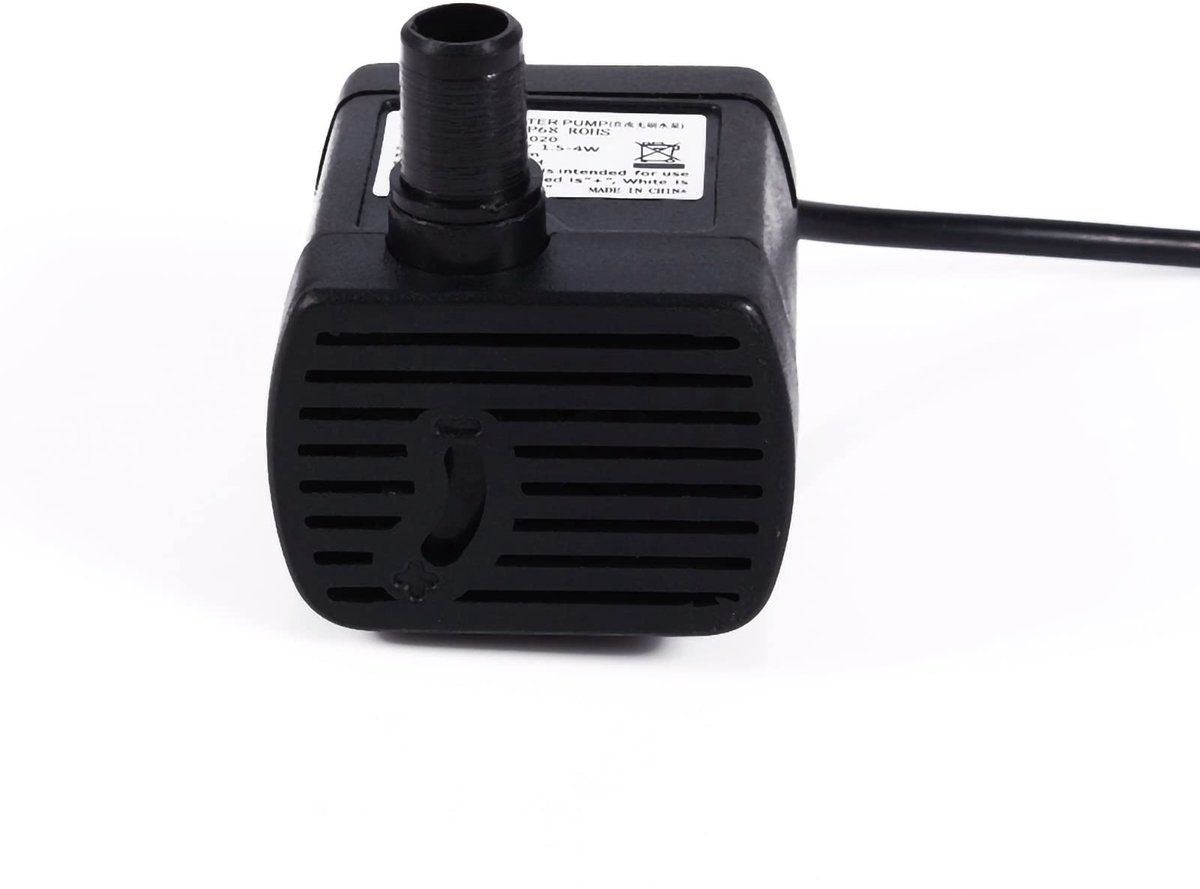 Usb Dompelpomp Dc 5V 2W 200L/H Ultrastille Mini Waterpomp Fontein Pomp Borstelloze Pomp Voor Aquarium - ShopVlot