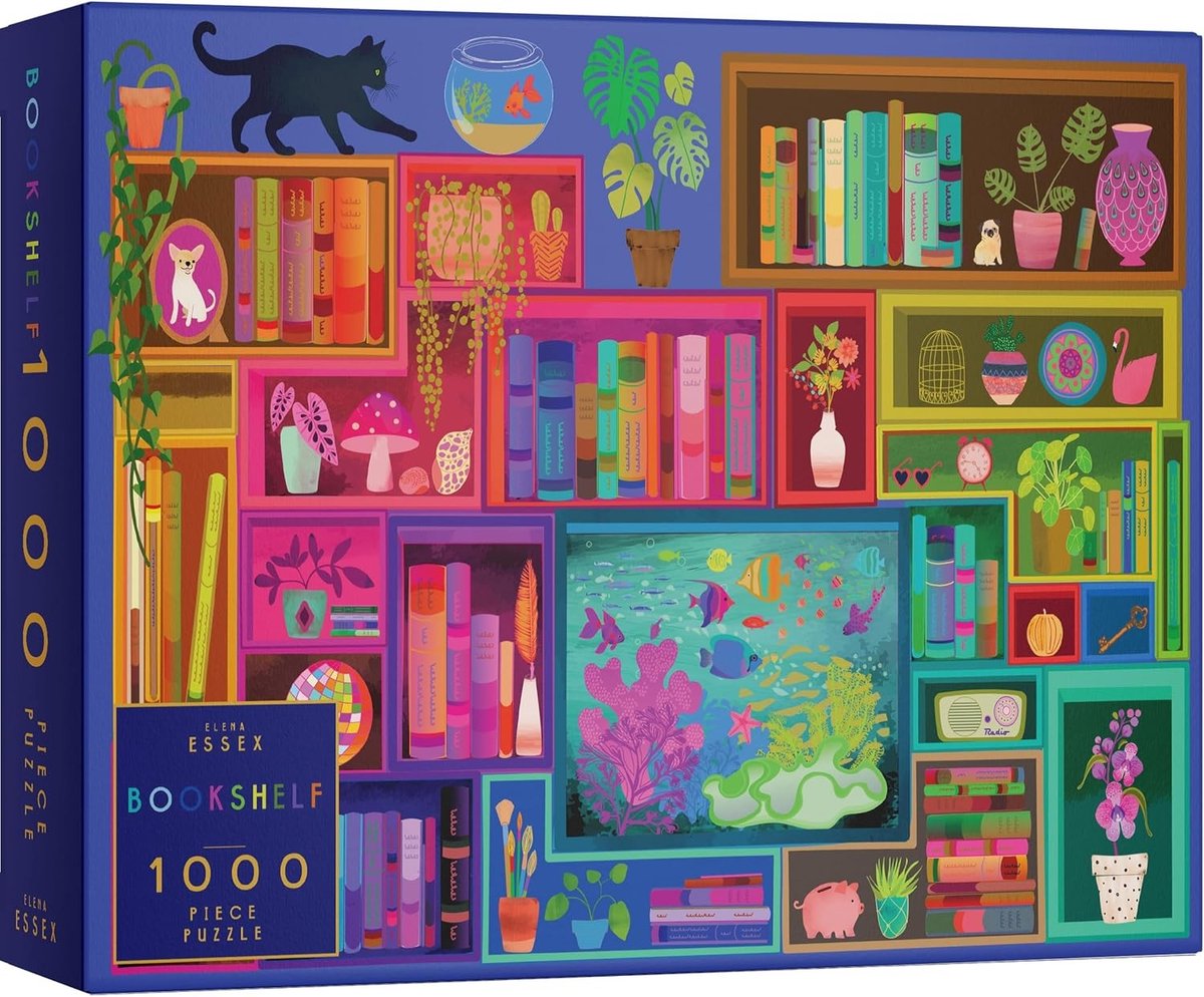 Legpuzzel - Boekenplank - 70 x 50 cm - 1000 Stukjes - Voor Volwassenen