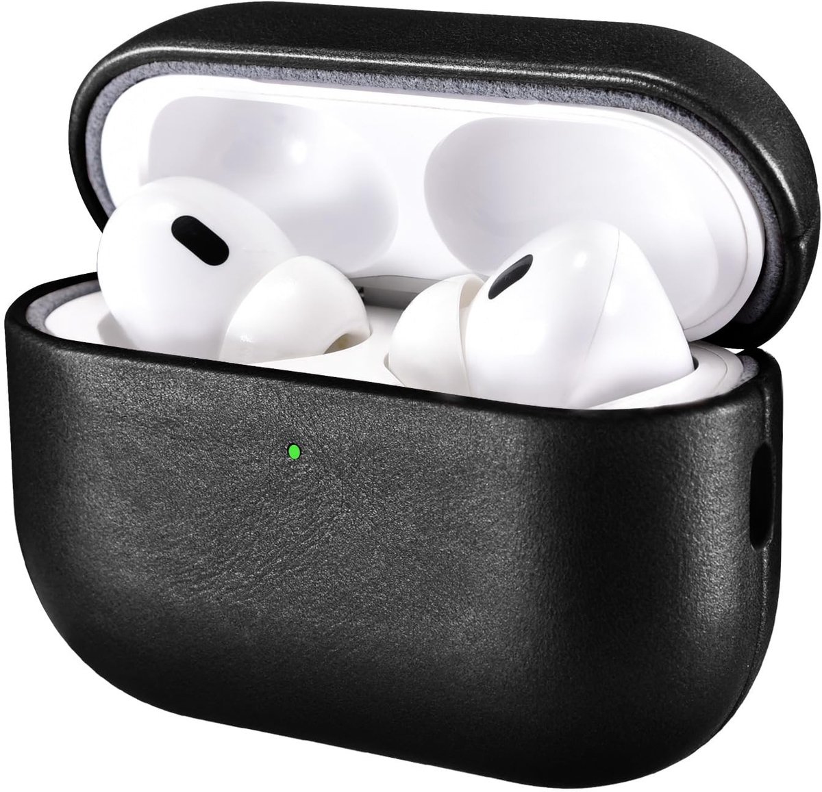 Omgoods - Leren Hoes voor AirPods Pro 3 Schokbestendig Draadloos Opladen