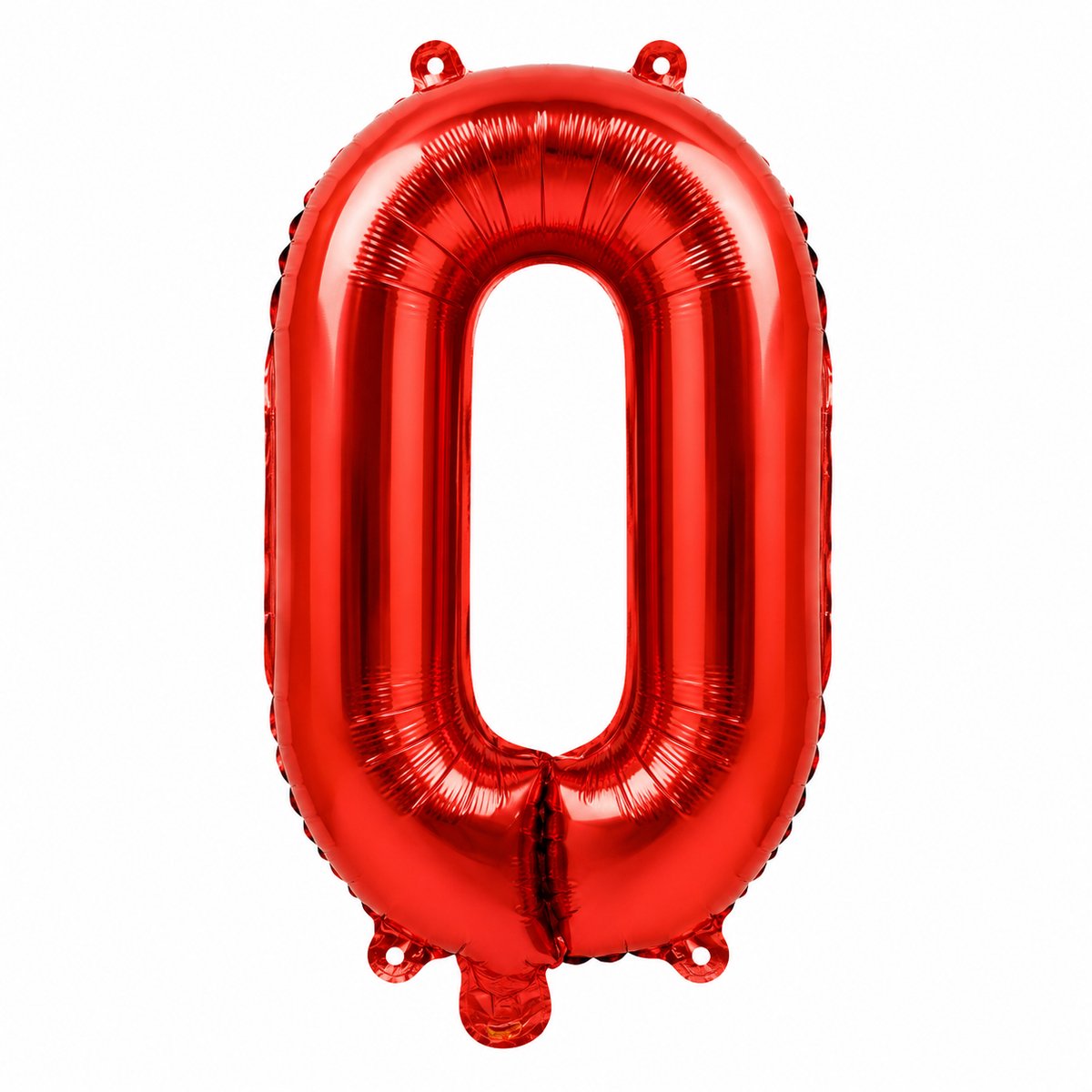 Fienosa Letterballon O Rood – 40 cm – Folieballon Letter O – Verjaardag Versiering – Feestdecoratie