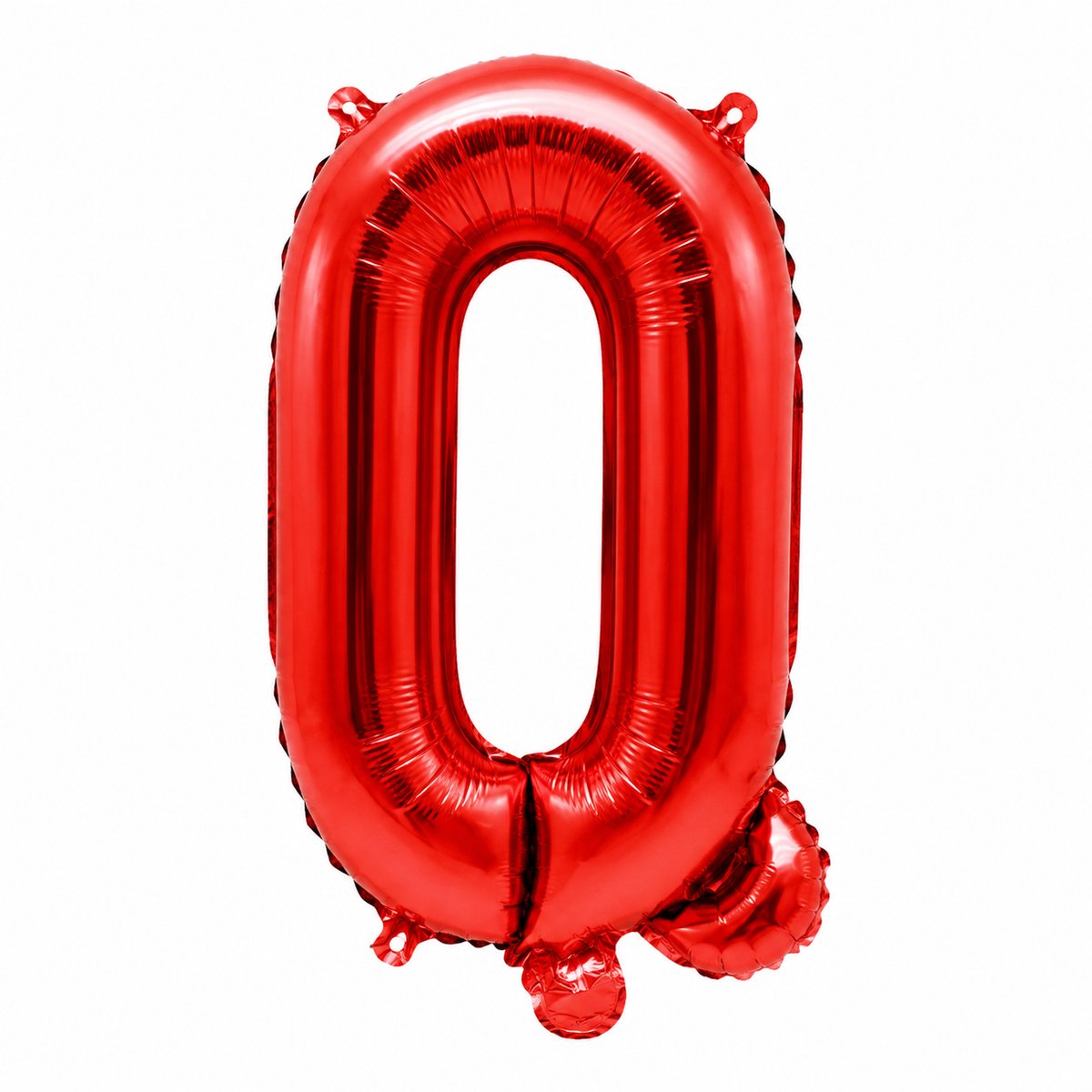 Fienosa Letterballon Q Rood – 40 cm – Folieballon Letter Q – Verjaardag Versiering – Feestdecoratie