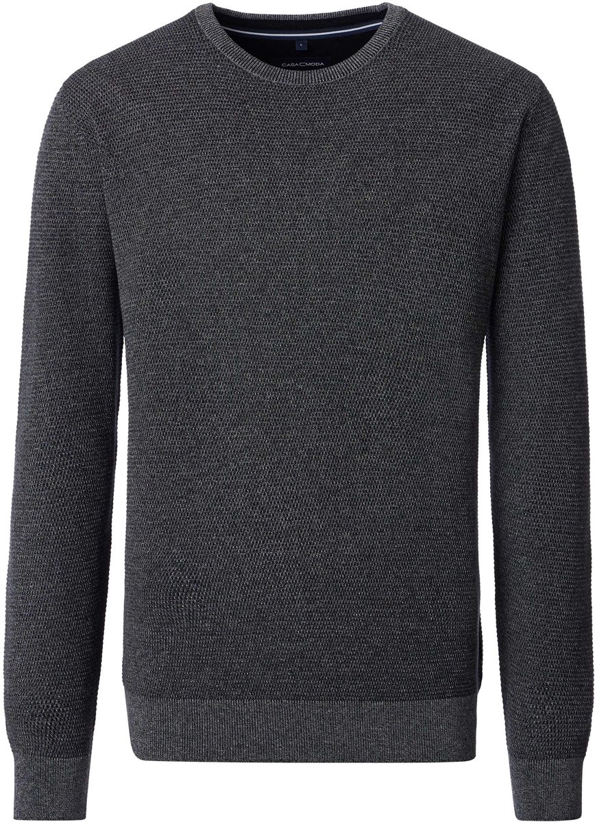 CASA MODA comfort fit trui - antraciet