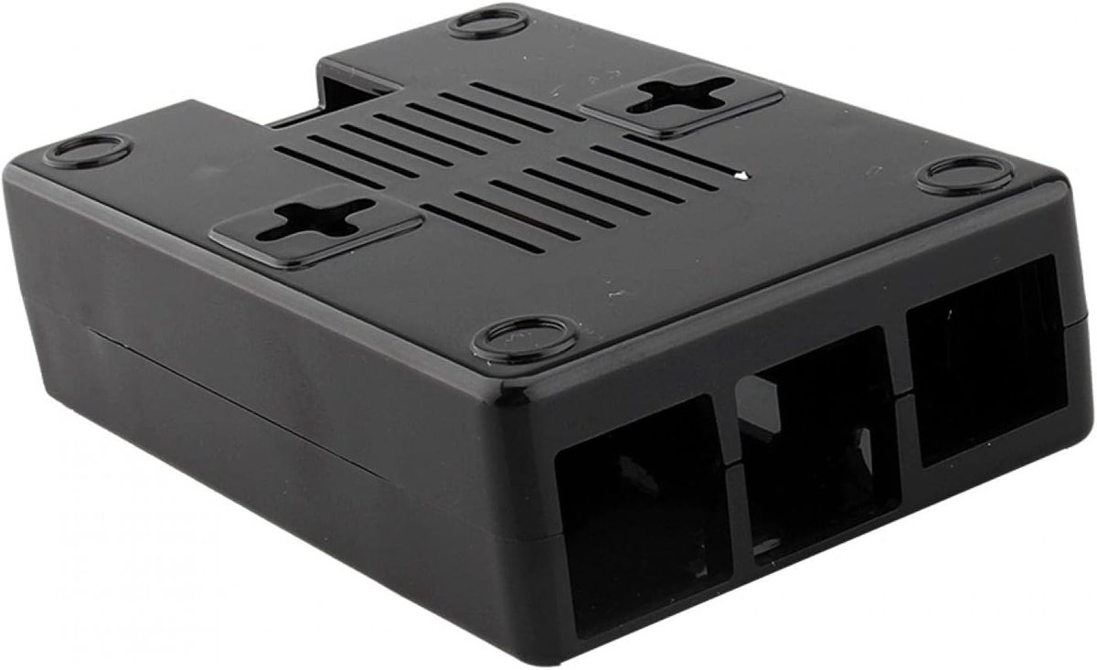 Raspberry Pi Model B + en Pi 2 Model B Doos, B + Case Zwart ABS Plastic Cover Shell Tas Behuizing Computer Box Fit Voor Raspberry Pi 2 Model B