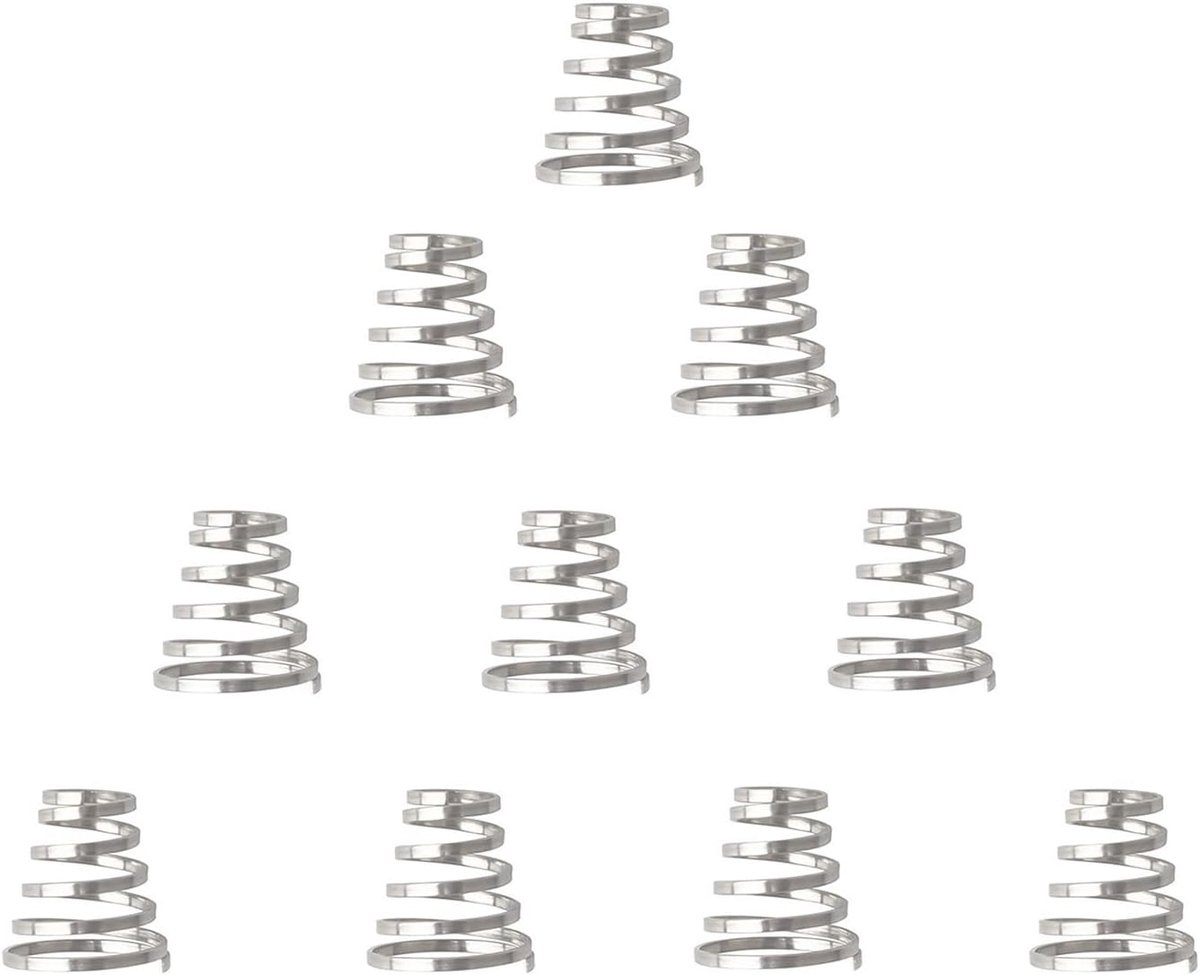 10 stuks Bike Wheel Springs, roestvrij stalen fietsveer, spiesveer voor fiets, snelspanner