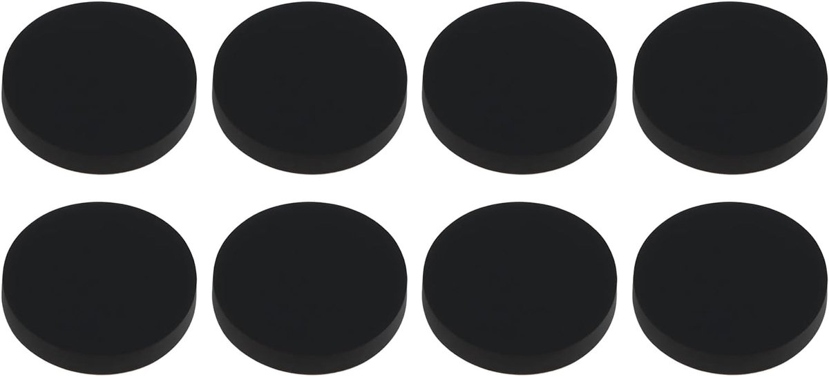 8 Stks Geluidsisolatie Film Rubber Schokabsorberende Pads voor Versterker Speler Computer 25x4mm
