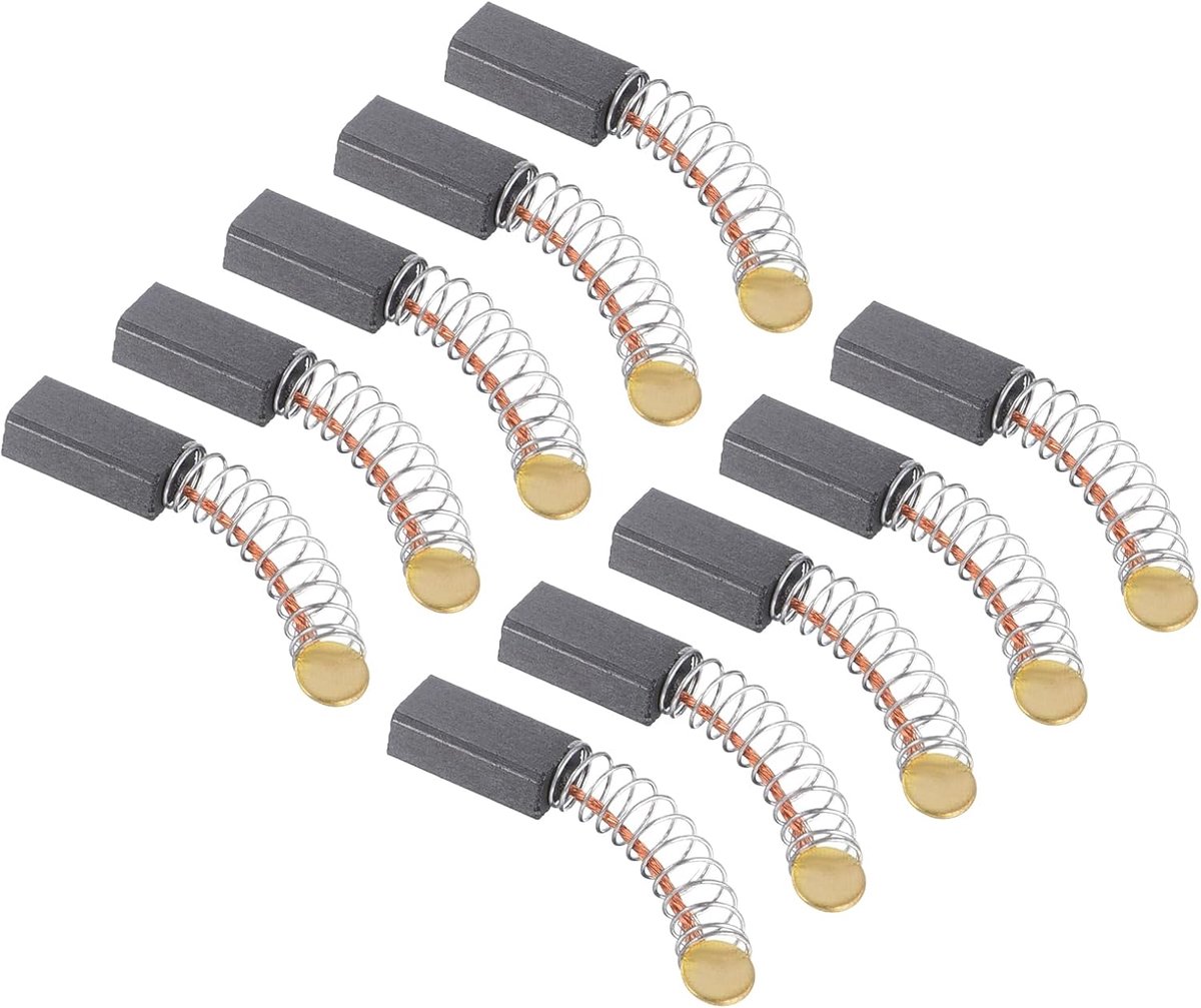 Reservekoolborstels, 12 mm x 6 mm x 4 mm, 10 stuks, voor elektrisch gereedschap