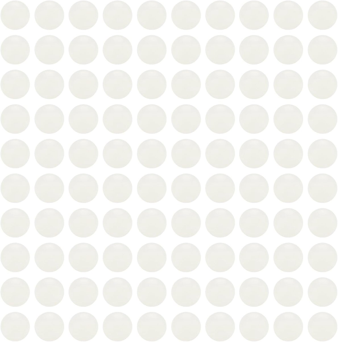 Lagers van nylon, 5 mm, volledig gepolijste ballen, Precision G2, wit