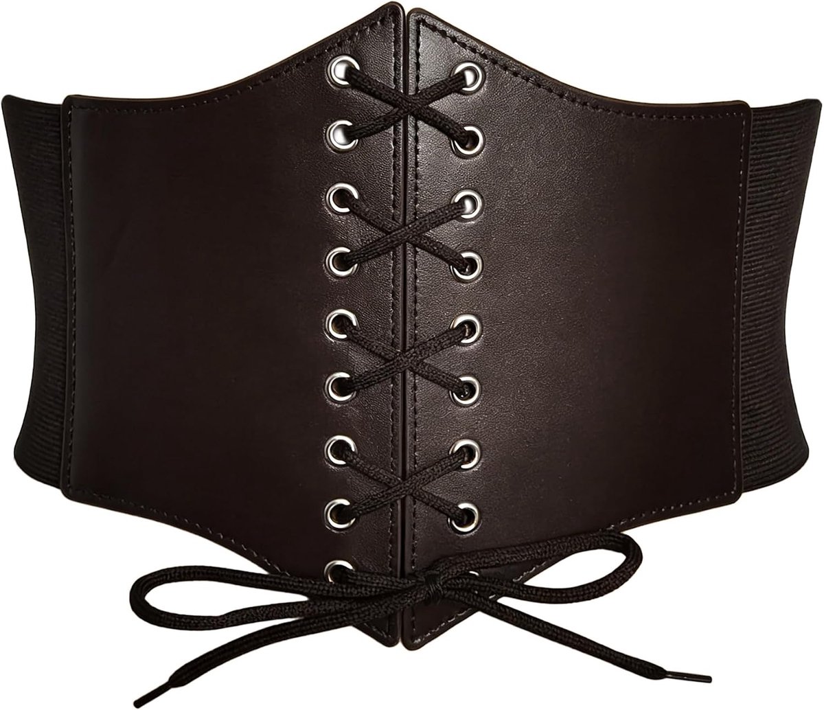Brede tailleriem met veters, tailleriem voor dames, metalen gespen, vintage stijl, jurken en jeans, cosplay, S-3XL