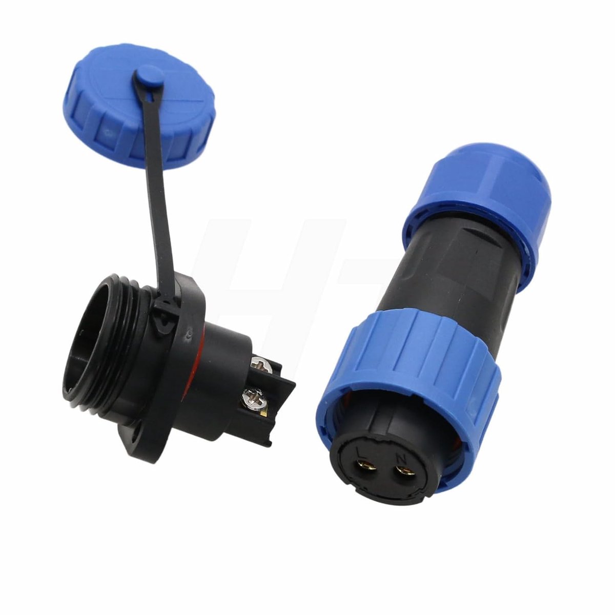 TY16 2-pins 16A stroomaansluiting, M16 mannelijk vrouwelijk stopcontact, soldeervrije schroefklem voor autoverlichting, outdoor, zonne-energie, vrachtwagen, luchtvaart, waterdicht