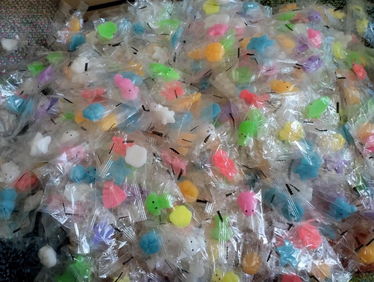 Mochis Mini-dierspeelgoed om in te knijpen, cadeaus voor kinderen, verjaardag en school, 3 stuks