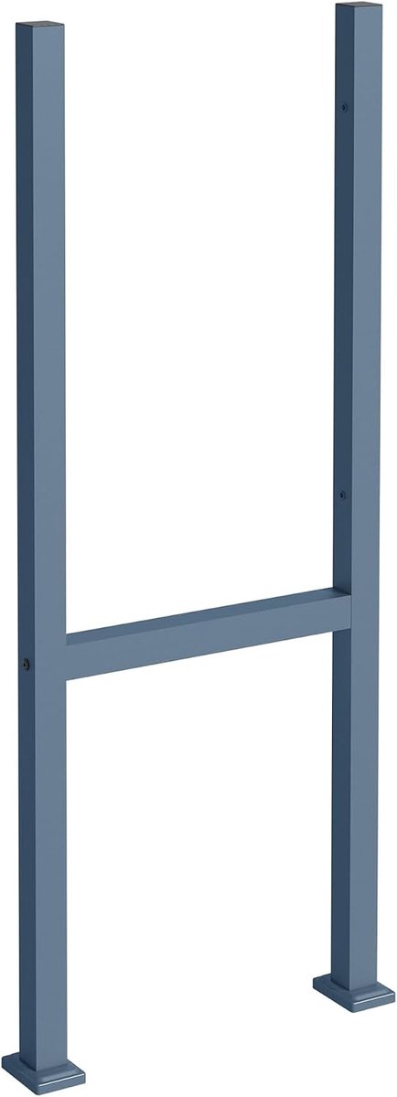 Standaard voor brievenbus antraciet staander voor pakketbox standaard met 2 palen