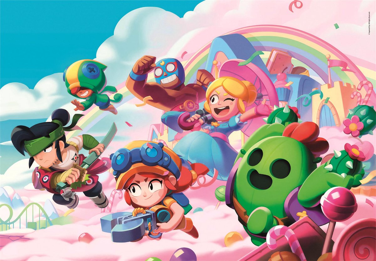Clementoni - Puzzel - 180 Stukjes - Brawl Stars Design 2 - Kinderpuzzel - Legpuzzel - Vanaf 7 Jaar