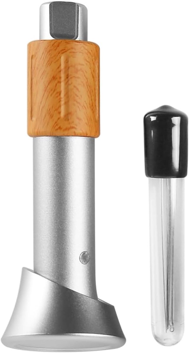 Roerstaafjes voor koffiepoeder, koffieroerder, espressoroerder, verdeelaccessoire, roerstaafje voor gemalen koffie (zilver)