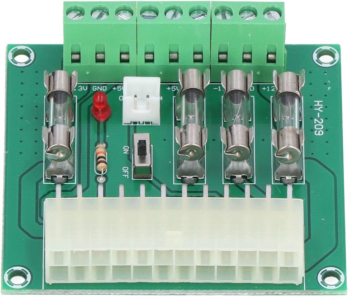 Voeding Adapter Module 24PIN 20PIN Input Interface Desktop ATX Power Adapter Board voor Elektronische Apparatuur: