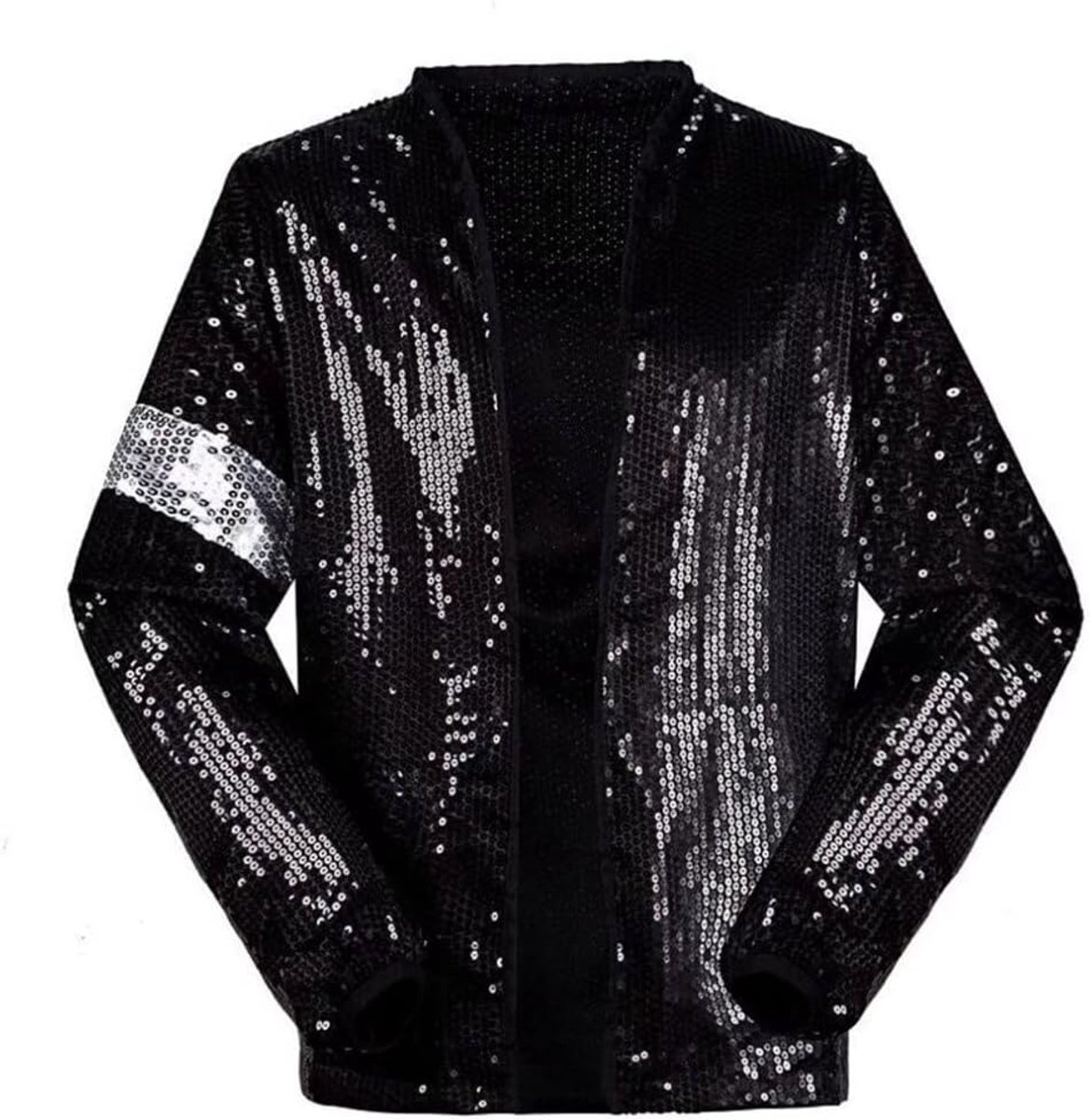 Kinderjassen Kostuums Losse Kinderen Jongens Meisjes Halloween Kerstfeesten Dansen Cosplay Rollenspel Retro Punk Mannen Vrouwen Zwarte Pailletten Jas Kleding
