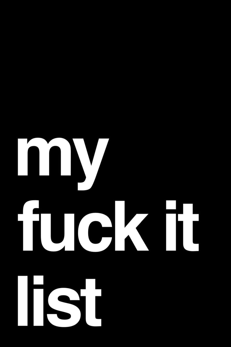 Fuck It List: 110-Page Funny Soft Cover Sarcastic Blank Lined Journal Makes Great Boss, Coworker or Manager Gift