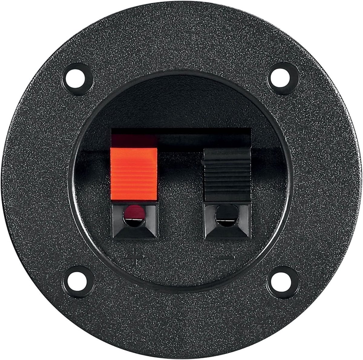 Luidsprekerklemlijst | luidsprekerklem | soldeeraansluiting | diameter: 75 mm | ABS | 2 stekkers