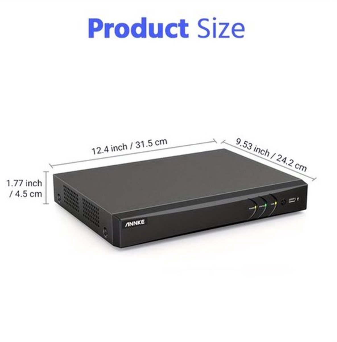 Beveiligingssysteem – Camerasysteem – CCTV Set – Bewakingscamera – Surveillance Kit – 4x 2MP HD Camera’s – AI Detectie – 1TB Opslag – Nachtzicht 20m – Remote Access