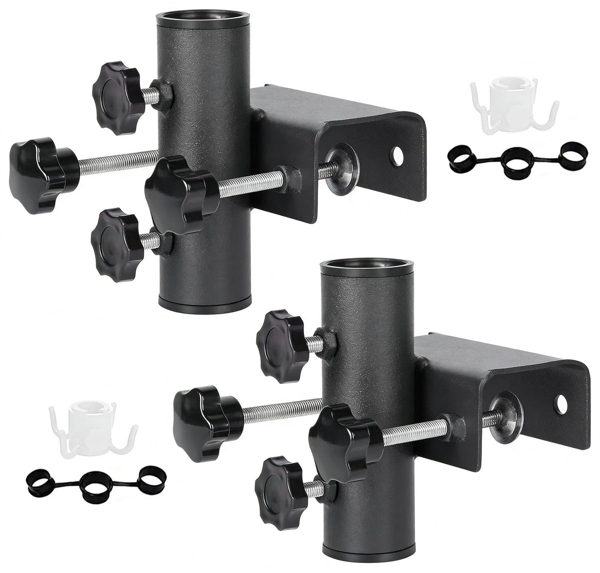 SolidKeus - Set van 2 Verstelbare Parasolhouders voor Balkon en Tuin