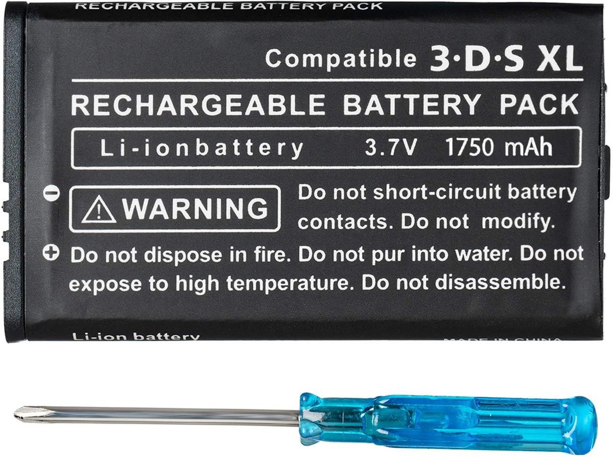 SolidKeus - Oplaadbare Lithium-Ion Accu voor Nintendo 3DS LL/XL